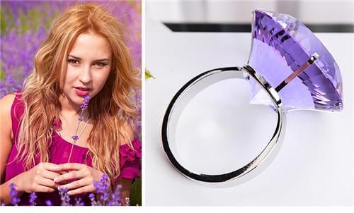 Big Dazzling Crystal Ring