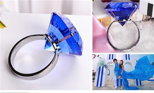 Big Dazzling Crystal Ring