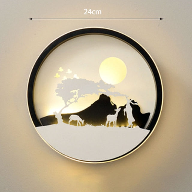 Modern Slim LED Sconce Light