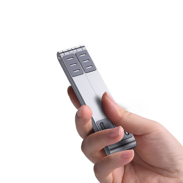 Compact Folding Mobile Device Stand Mount