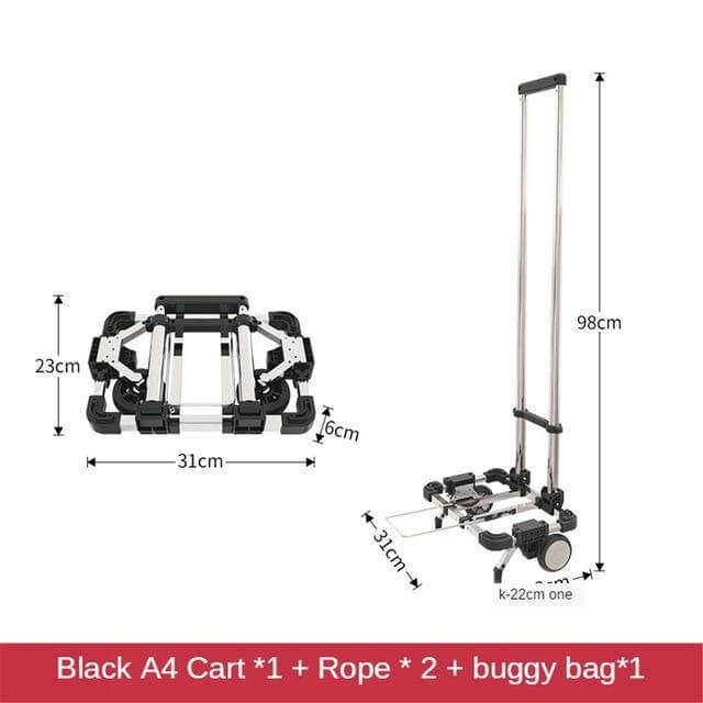 Portable Compact Folding Dolly Cart
