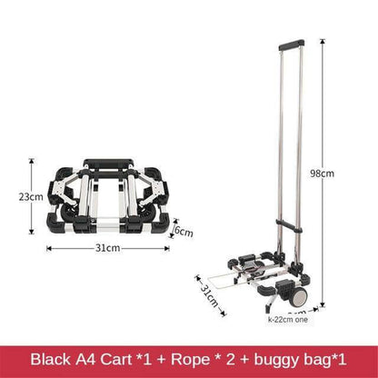 Portable Compact Folding Dolly Cart
