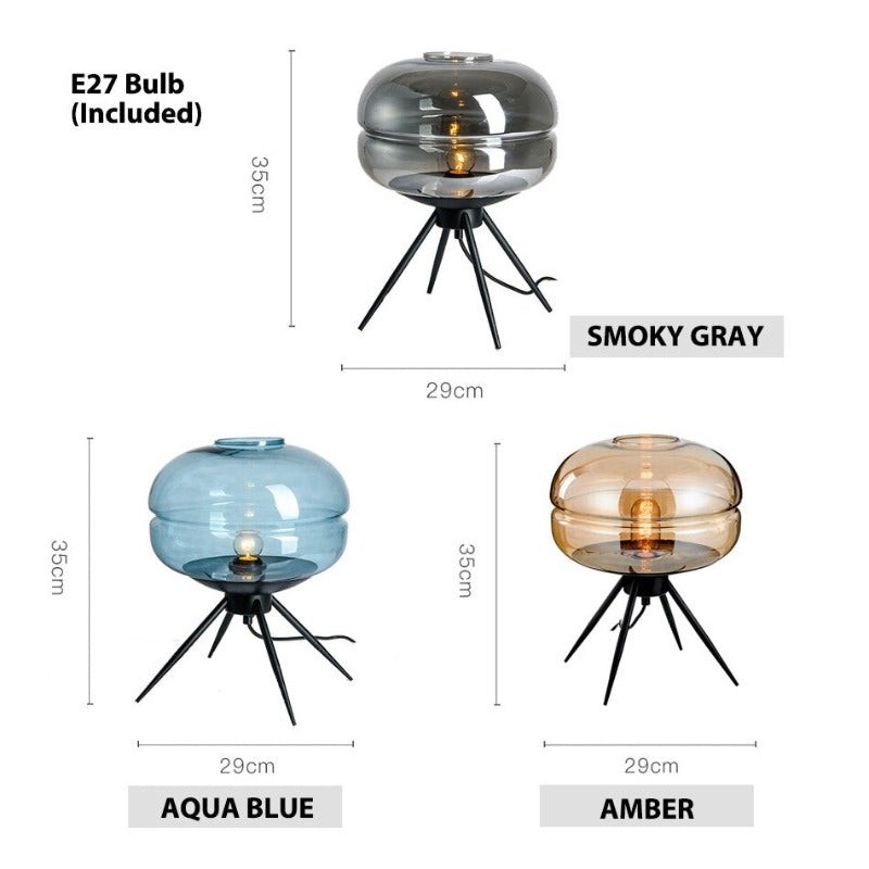 Classic Round Glass Table Light