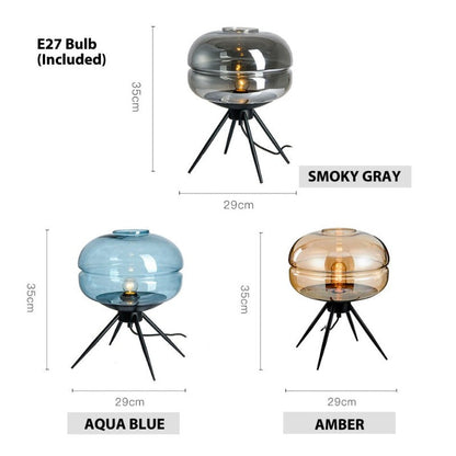 Classic Round Glass Table Light