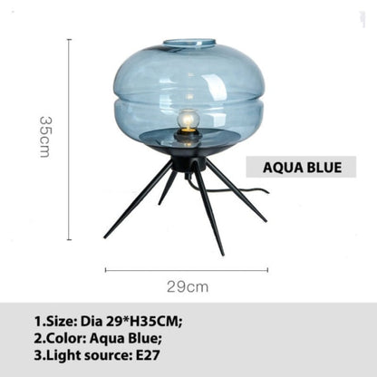 Classic Round Glass Table Light