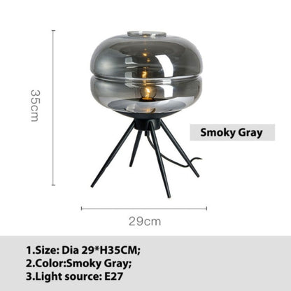 Classic Round Glass Table Light