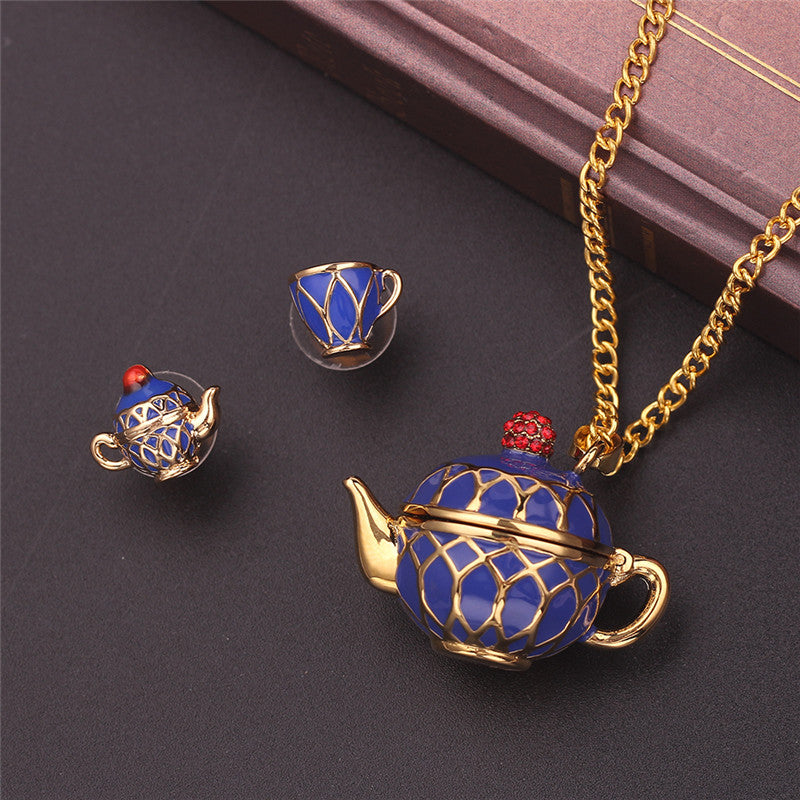 Delicate Tea Cup Charm Necklace