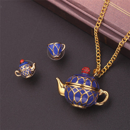 Delicate Tea Cup Charm Necklace