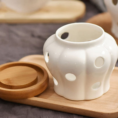 Natural Bamboo Airtight Food Container Jar - Luxicro