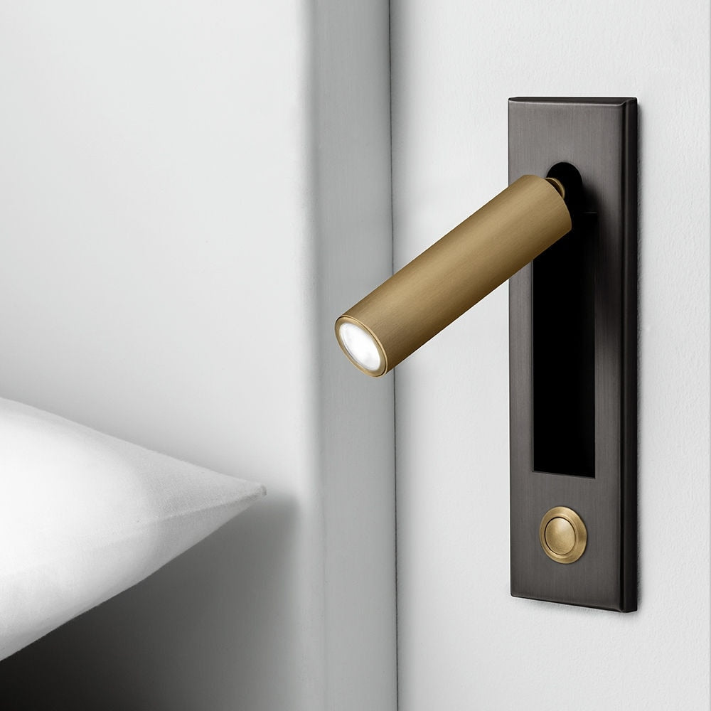 Recessed Modern Push Button Wall Lights - Luxicro