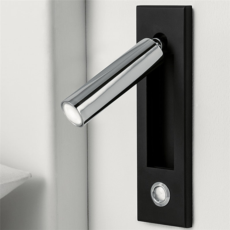 Recessed Modern Push Button Wall Lights