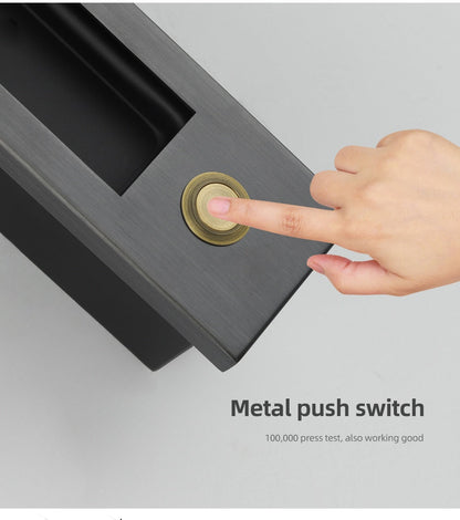 Recessed Modern Push Button Wall Lights