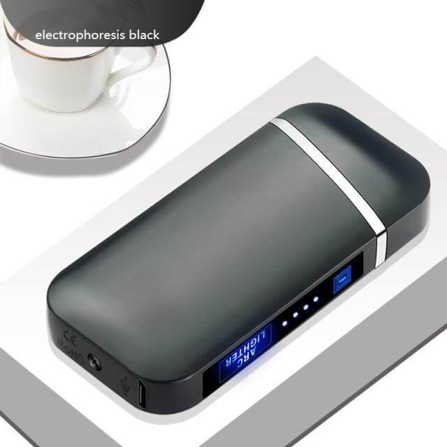 Windproof Double Flame Rechargeable Lighter