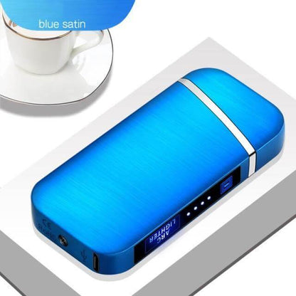 Windproof Double Flame Rechargeable Lighter