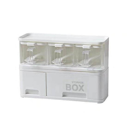 Compact Kitchen Spice Holder Storage Container