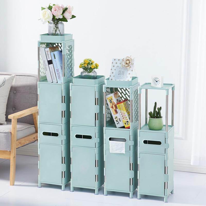 Space Saving Bathroom Storage Shelf Unit - Luxicro