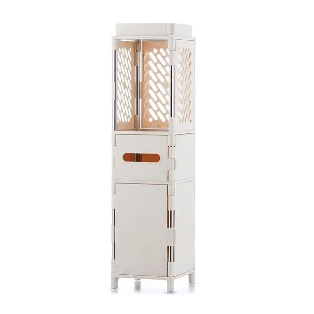 Space Saving Bathroom Storage Shelf Unit