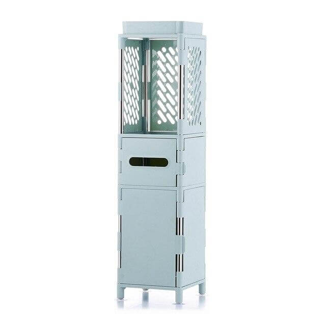 Space Saving Bathroom Storage Shelf Unit