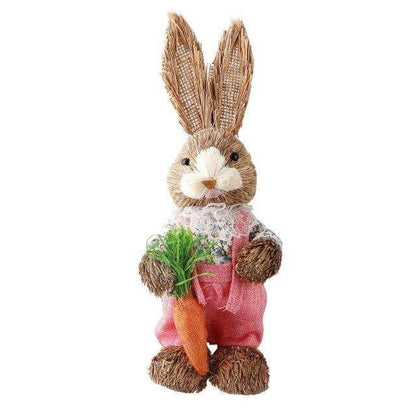 Cute Rabbit Floral Table Decor