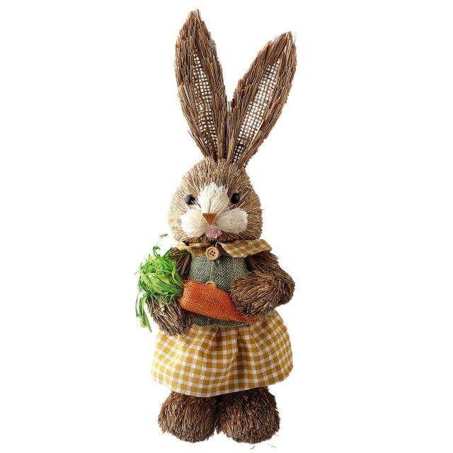 Cute Rabbit Floral Table Decor
