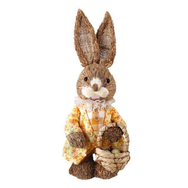 Cute Rabbit Floral Table Decor