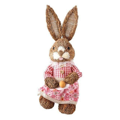 Cute Rabbit Floral Table Decor