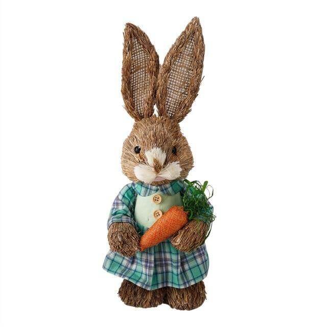 Cute Rabbit Floral Table Decor