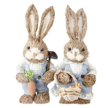 Cute Rabbit Floral Table Decor