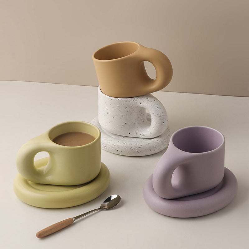 Earthtone Ceramic Artisan Coffee Mug - Luxicro