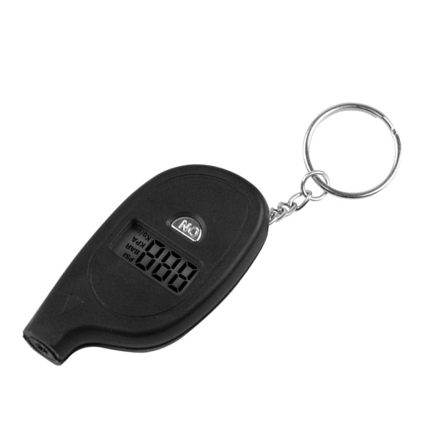 Mini Digital Tire Pressure Gauge Keychain Tool - Luxicro