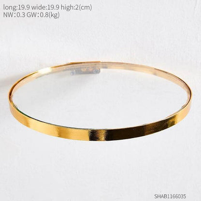 Sleek Wall Mounted Glass Shelf