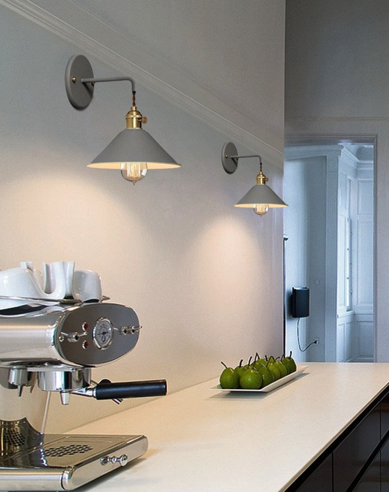 Bright Scandinavian Style Wall Lamp
