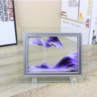 Vibrant Glass Decorative Sand Frame