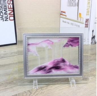 Vibrant Glass Decorative Sand Frame