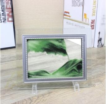 Vibrant Glass Decorative Sand Frame