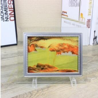 Vibrant Glass Decorative Sand Frame