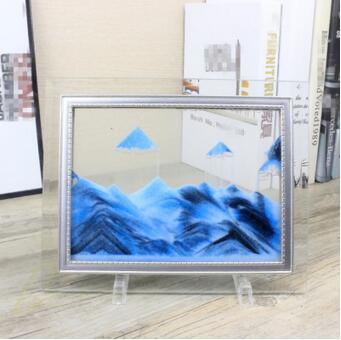 Vibrant Glass Decorative Sand Frame