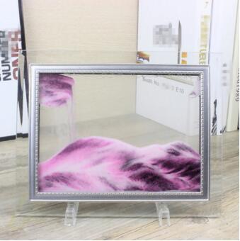 Vibrant Glass Decorative Sand Frame