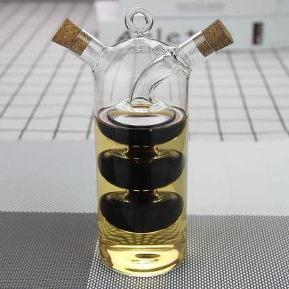 Simple Double Spout Oil Dispenser - Luxicro
