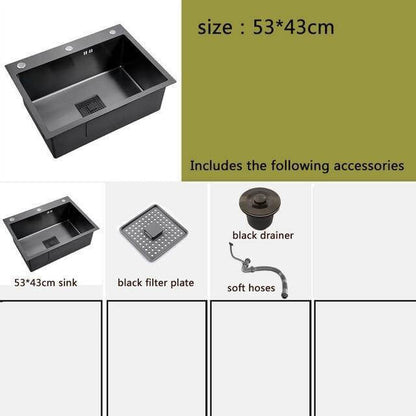 Modern Stainless Steel Kitchen Sink Basin