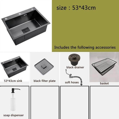 Modern Stainless Steel Kitchen Sink Basin