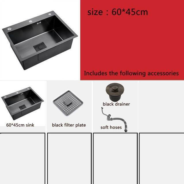 Modern Stainless Steel Kitchen Sink Basin