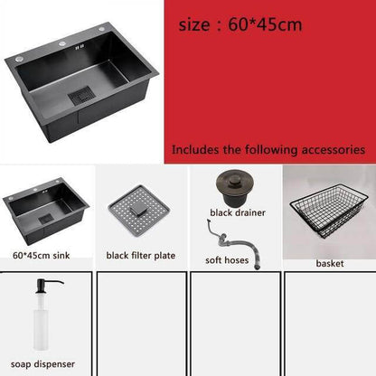 Modern Stainless Steel Kitchen Sink Basin