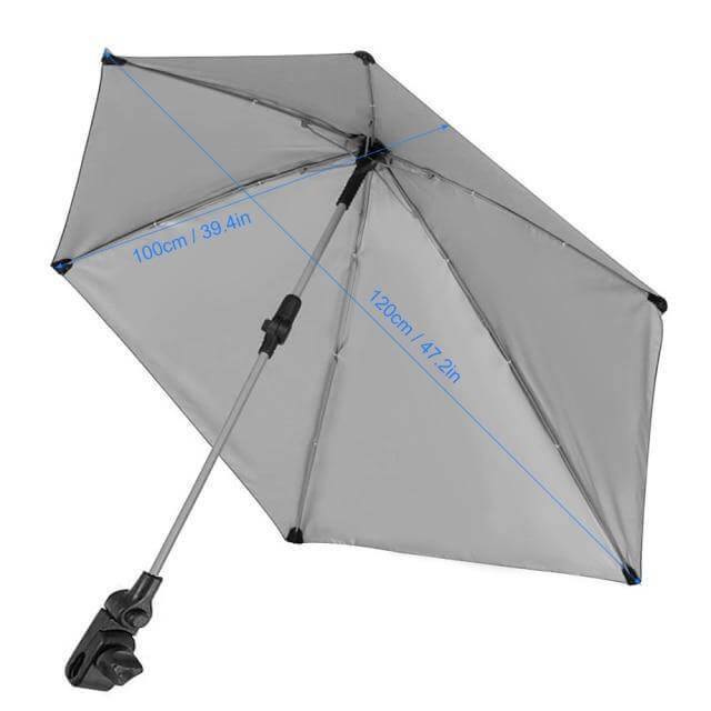 Portable Auto Umbrella with Car Holder Clip
