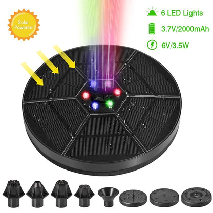 Garden Solar Powered Water Fountain