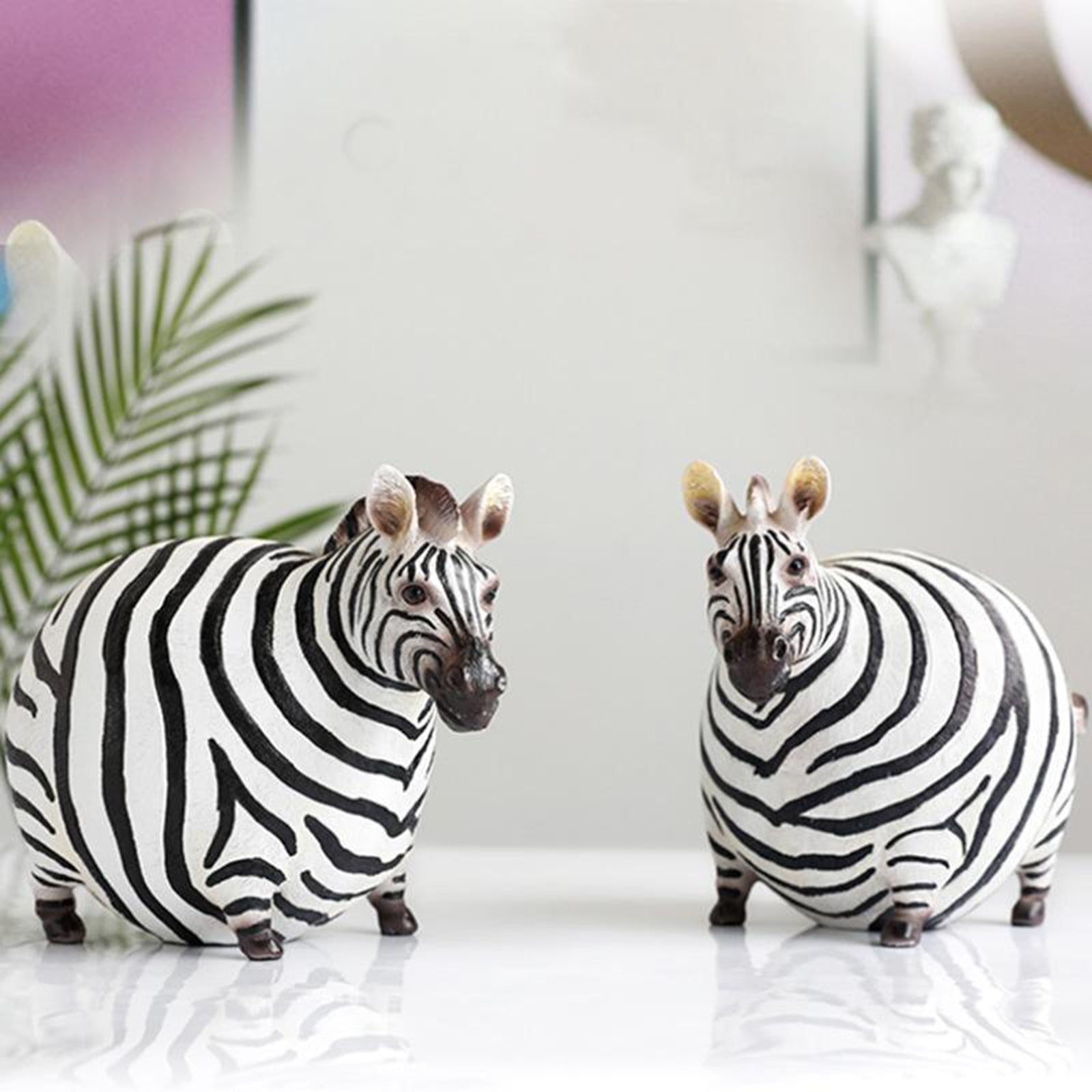 Cute Zoo Zebra Home Decor Figures - Luxicro