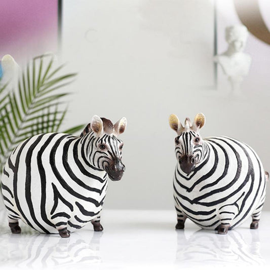 Cute Zoo Zebra Home Decor Figures - Luxicro