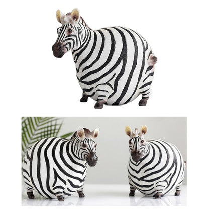 Cute Zoo Zebra Home Decor Figures