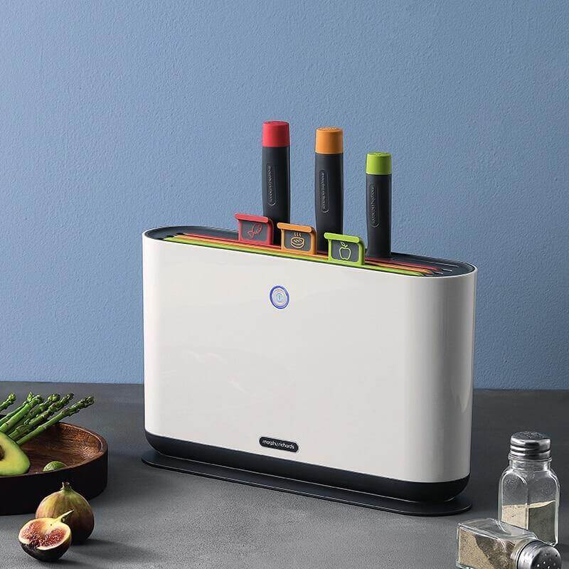 Space Saving Anti Bacterial Knife Storage Block - Luxicro