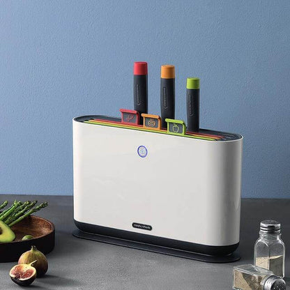 Space Saving Anti Bacterial Knife Storage Block